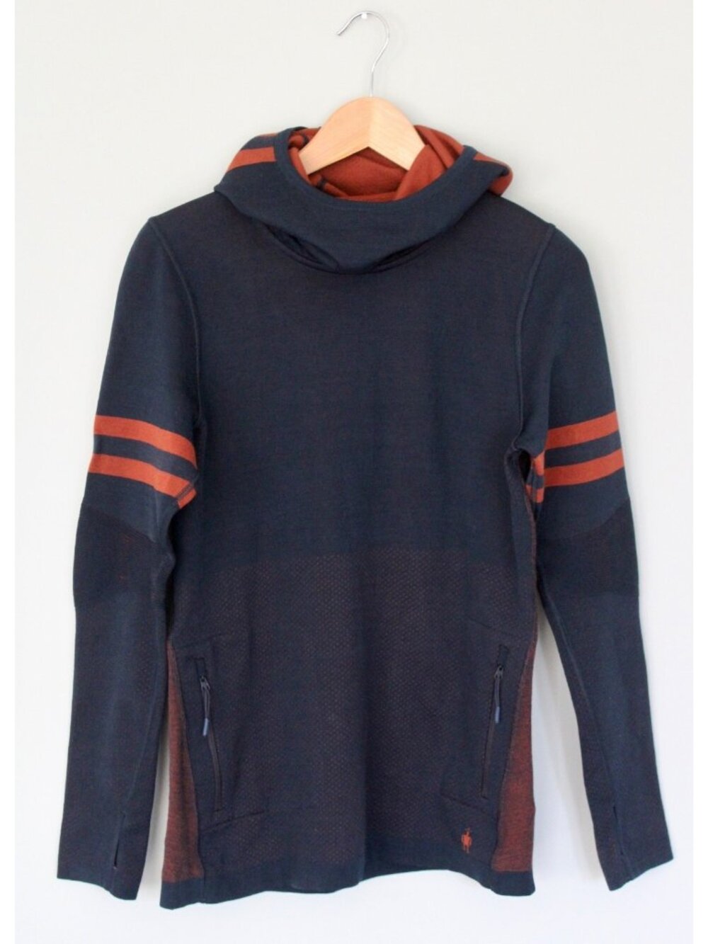 SMARTWOOL Women's Intraknit Wool Blend Tech Pullover Hooded Sweater, M Medium
